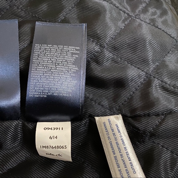 Tommy Hilfiger Women’s Blue Gray Jacket With Removable Bottom Half Size Medium - Picture 12 of 15